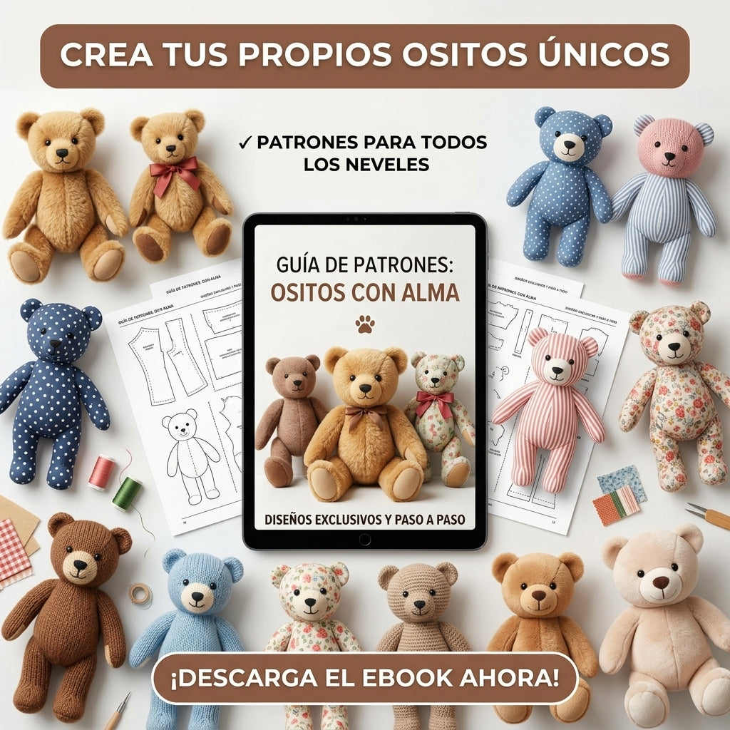 Patrones Imprimibles: Ositos variados 🧸